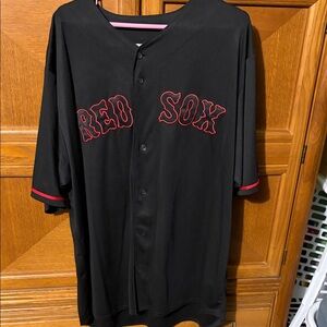 Fanatics Black and Red Men's Jersey